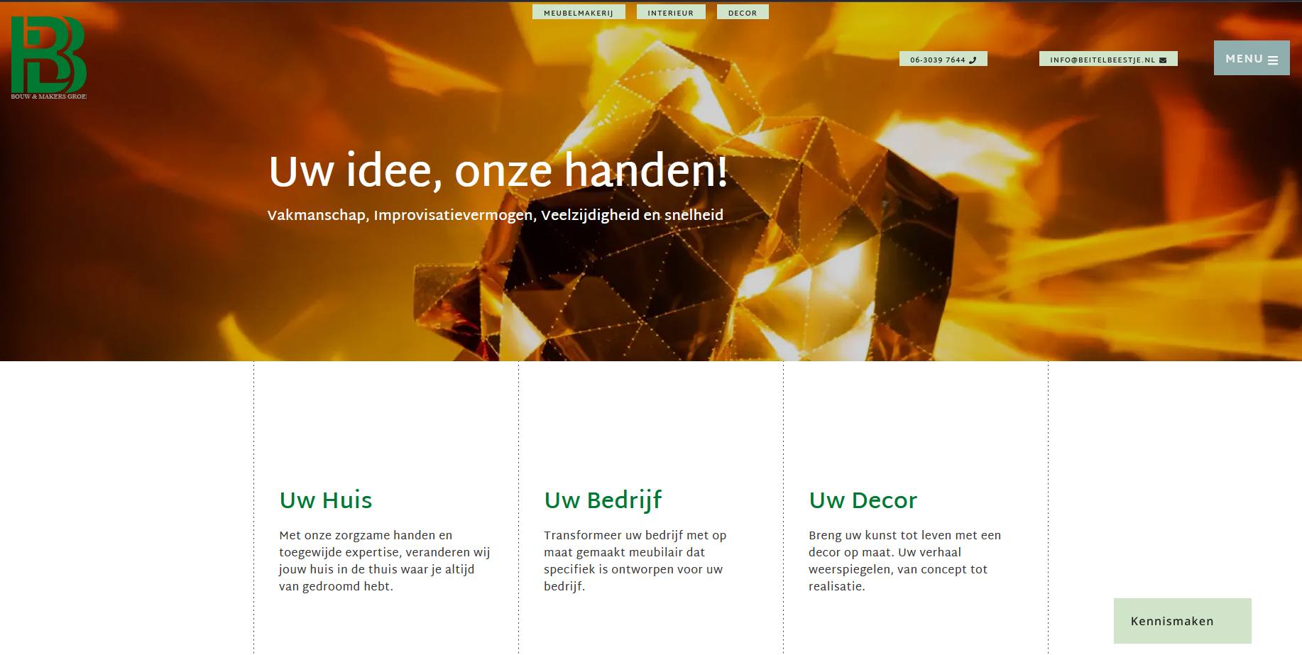 totaal product: website