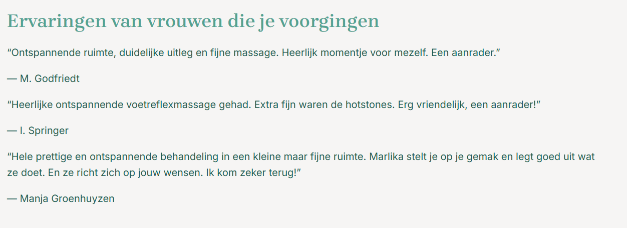 Ervaringen van vrouwen