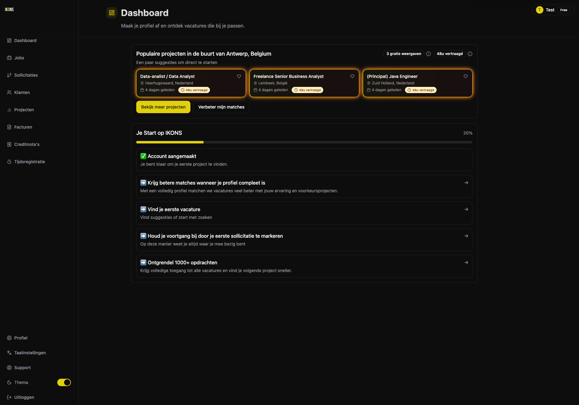 Ikons Freelance Platform